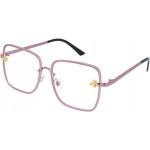 Dámske Dioptrické okuliare VeyRey ružovej farby z plastu Onesize v zľave 