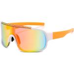 Pánske Slnečné okuliare VeyRey oranžovej farby v športovom štýle z plastu Onesize v zľave 