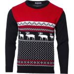 Vianočný sveter so sobom Marching Reindeer červený S