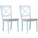 Jedálenské stoličky vidaxl sivej farby v elegantnom štýle z masívu 2 ks balenie lakovaný povrch 