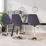 Jedálenské stoličky vidaxl fialovej farby v minimalistickom štýle z polypropylénu 4 ks balenie 