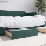Doplnky k posteli vidaxl zelenej farby z dreva s úložným priestorom 