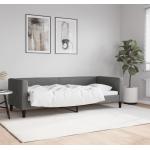 Jednolôžkové postele vidaxl sivej farby v modernom štýle 