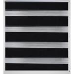 vidaXL Roleta vzor zebra, 70 x 120 cm, čierna