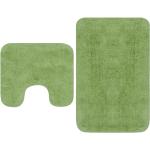 Kúpeľňové predložky vidaxl zelenej farby 2 ks balenie 