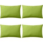 Dekoračné vankúše vidaxl zelenej farby 40x60 4 ks balenie 