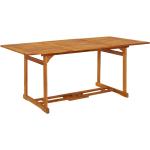 Jedálenské stoly vidaxl hnedej farby v rustikálnom štýle z dreva 
