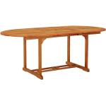 Záhradné stoly vidaxl hnedej farby z dreva 
