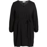 Dámske Denné šaty Vila čiernej farby z viskózy vo veľkosti 4 XL v zľave 
