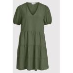Dámske Denné šaty Vila zelenej farby z bavlny vo veľkosti S v zľave 