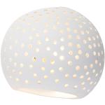 Vonkajšie nástenné svietidlá Qazqa bielej farby v elegantnom štýle stmievateľné v zľave kompatibilné s G9 