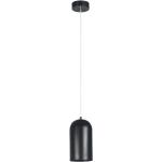 Visiace lampy Kondela čiernej farby v minimalistickom štýle z kovu v zľave kompatibilné s E27 