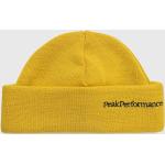 Pánske Čiapky Peak Performance žltej farby 