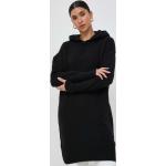 Dámske Designer Pletené šaty HUGO BOSS BOSS čiernej farby vo veľkosti XS 