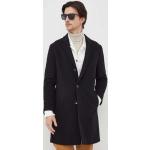 Pánske Designer Zimné kabáty HUGO BOSS BOSS čiernej farby v zľave 