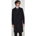 Pánske Designer Zimné kabáty HUGO BOSS BOSS čiernej farby z bavlny vo veľkosti XXL v zľave 