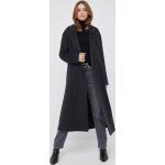 Dámske Designer Zimné kabáty Calvin Klein čiernej farby vo veľkosti S 