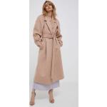 Dámske Designer Zimné kabáty Calvin Klein ružovej farby vo veľkosti M 