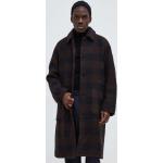 Pánske Zimné kabáty Les Deux hnedej farby z polyesteru udržateľná móda 