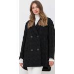 Dámske Zimné kabáty PINKO čiernej farby z polyesteru vo veľkosti M 