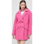 Dámske Zimné kabáty PINKO ružovej farby z polyesteru vo veľkosti M 