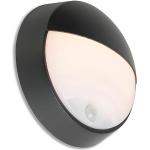 Vonkajšie nástenné svietidlá Qazqa čiernej farby v elegantnom štýle z polyesteru so senzorom v zľave 