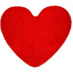 Koberce červenej farby s motívom: Srdcia 