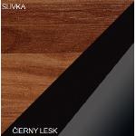 Závesné skrinky sivej farby v modernom štýle z dubového dreva vysoko lesklý povrch 