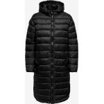 Dámske Zimné kabáty ONLY Melody sivej farby s prešívaným vzorom z nylonu v zľave 