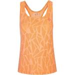 Pánske Fitness tielka kilpi oranžovej farby v športovom štýle z polyesteru vo veľkosti L s výrezmi v zľave 