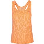 Pánske Fitness tielka kilpi oranžovej farby v športovom štýle z polyesteru vo veľkosti L s výrezmi v zľave 