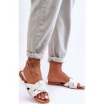 Dámske Nízke sandále kesi bielej farby vo veľkosti 41 protišmykové v zľave na leto 