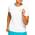 Pánske Tričká s krátkym rukávom Asics Ventilate bielej farby v športovom štýle 