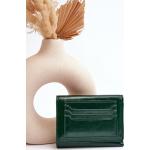 Dámske Malé peňaženky kesi tmavo zelenej farby v elegantnom štýle v zľave 