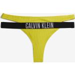 Dámske Designer Bikiny Calvin Klein Underwear žltej farby v zľave 