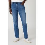 Pánske Slim Fit jeans WRANGLER Texas modrej farby z bavlny v zľave 