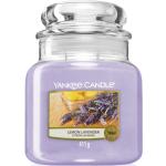 Vonné sviečky Yankee Candle citrónovej farby s motívom Lavender v zľave 