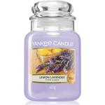 Vonné sviečky Yankee Candle citrónovej farby s motívom Lavender v zľave 