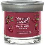 Vonné sviečky Yankee Candle vínovej farby v modernom štýle s motívom: Čerešňa v zľave 