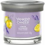 Vonné sviečky Yankee Candle béžovej farby s kvetinovým vzorom z dreva s motívom Lavender v zľave 