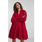 Dámske Denné šaty yas BIO červenej farby z bavlny udržateľná móda 