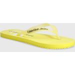 Pánske Žabky Calvin Klein Jeans žltej farby zo syntetiky vo veľkosti 45 na leto 