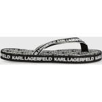 Pánske Designer Žabky Karl Lagerfeld čiernej farby zo syntetiky vo veľkosti XS na leto 