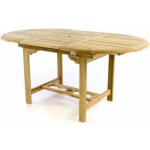 Jedálenské stoly divero sivej farby z teakového dreva oválne 