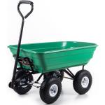 Záhradné vozíky zelenej farby 