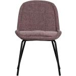 Jedálenské stoličky BePureHome fialovej farby z kovu 2 ks balenie 