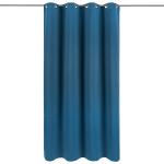 Závesy modrej farby z polyesteru zatemňovacie v zľave 
