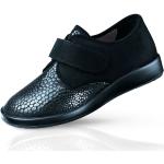 Pánska Zdravotná obuv Varomed čiernej farby z kože vo veľkosti 45 zapínanie na súchý zips 