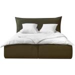 Dvojlôžkové postele nefritovej zelenej farby s úložným priestorom v zľave 