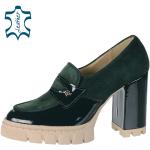 Nová kolekcia: Dámske Lodičky na vysokom opätku olivia shoes zelenej farby v elegantnom štýle na leto 
